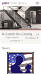 Mobile Screenshot of gateslibrary.org